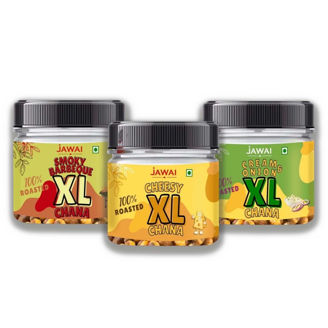 Roasted XL Chana - Assorted Pack (100 g each x 3 flavours)