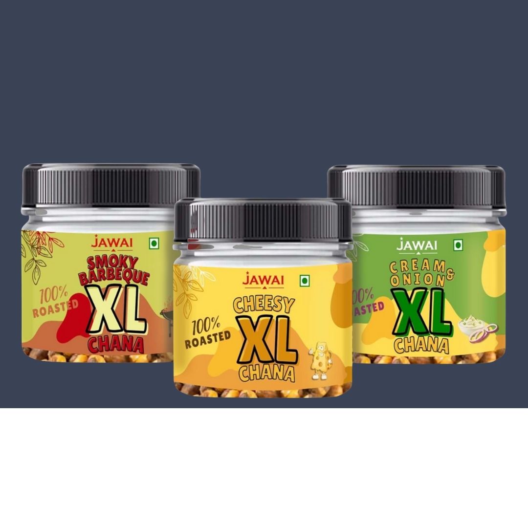 Roasted XL Chana - Assorted Pack (100 g each x 3 flavours)