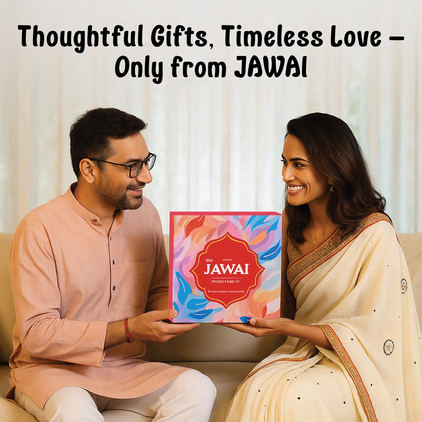 JAWAI Premium Elaichi Chai Gift Box | Festive Tea Hamper Set | Best Gifting Option | Diwali Gift Hamper | Corporate Gifts | Gourmet Snacks - Tea Gift Box (Elaichi Chai Gift Hamper)