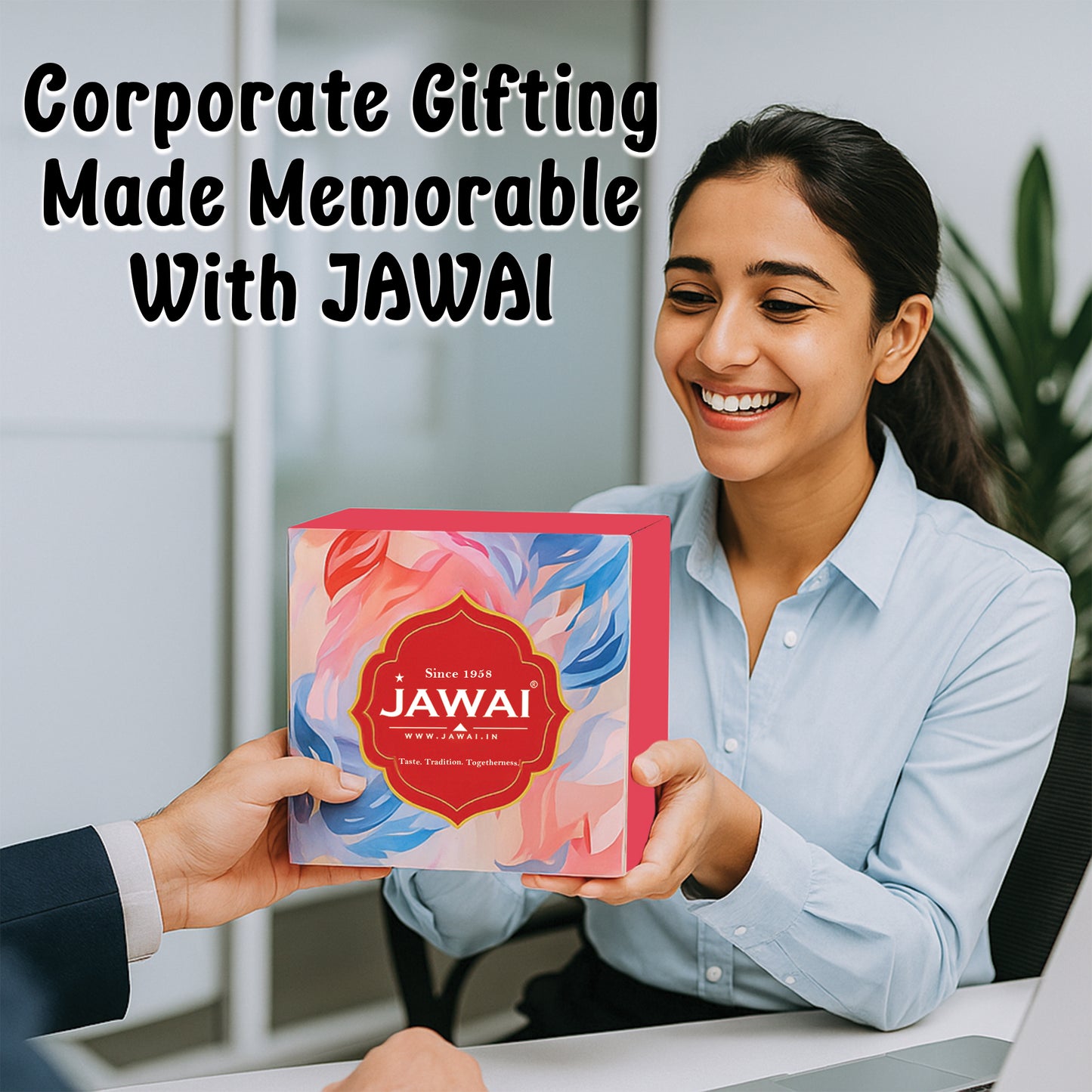 JAWAI Premium Elaichi Chai Gift Box | Festive Tea Hamper Set | Best Gifting Option | Diwali Gift Hamper | Corporate Gifts | Gourmet Snacks - Tea Gift Box (Elaichi Chai Gift Hamper)