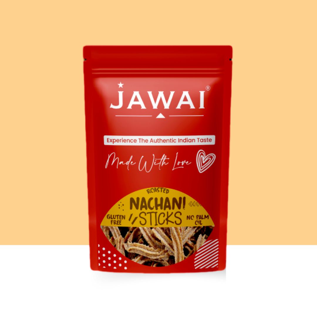 Nachani Sticks - Roasted Super Snack - No Palm Oil - Gluten-free
