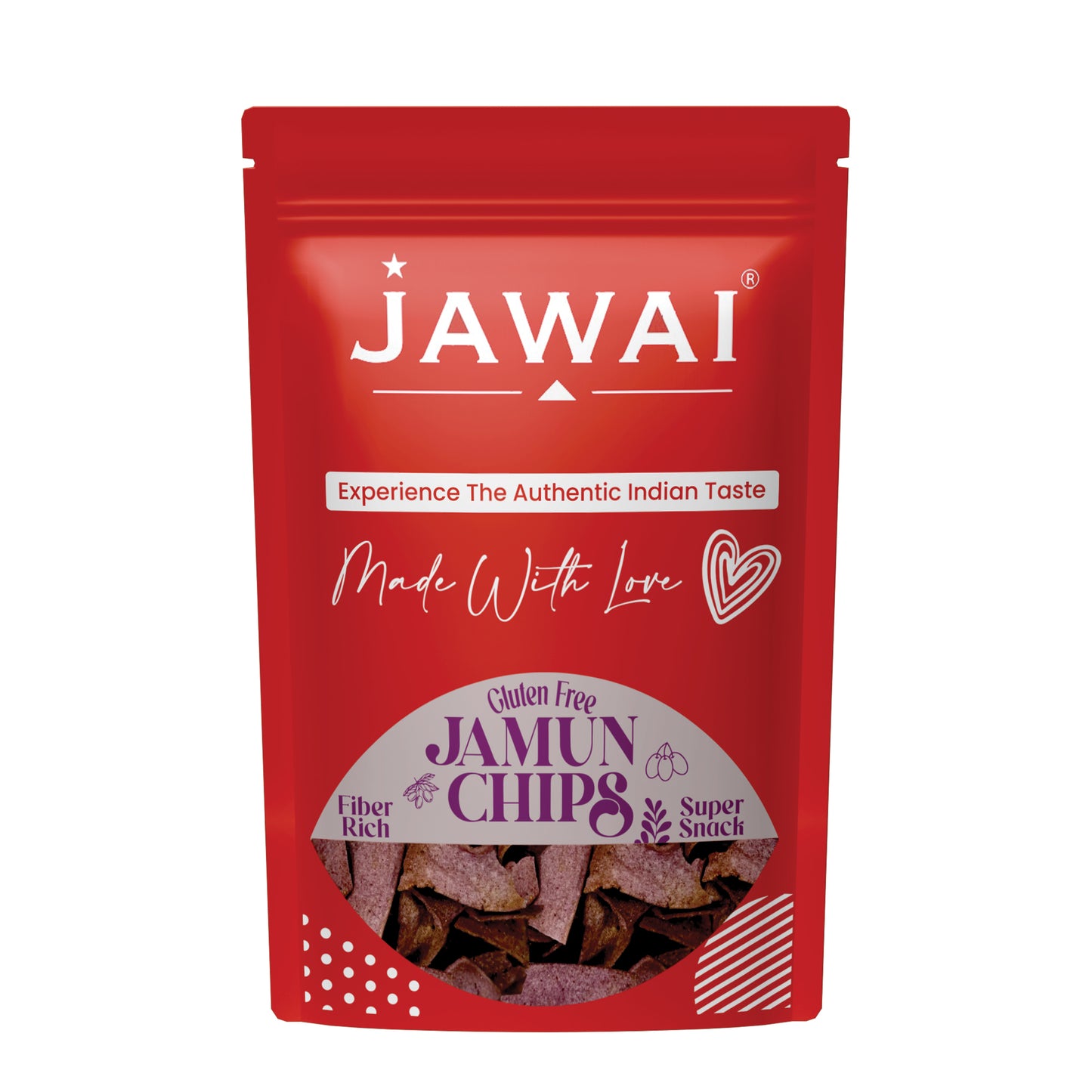 Jawai Jamun Chips – Crunchy & Nutrient-Rich Snack | Fruit Chips | High in Fiber & Antioxidants | No Artificial Preservatives | Healthy Snack (70g )