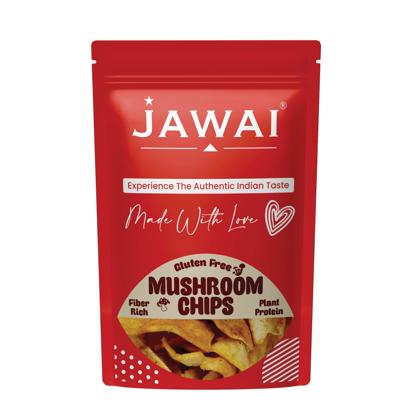 Jawai Mushroom Chips – Healthy & Crunchy Snack | Vegetable Snack | High in Fiber & Protein | (70g Each)