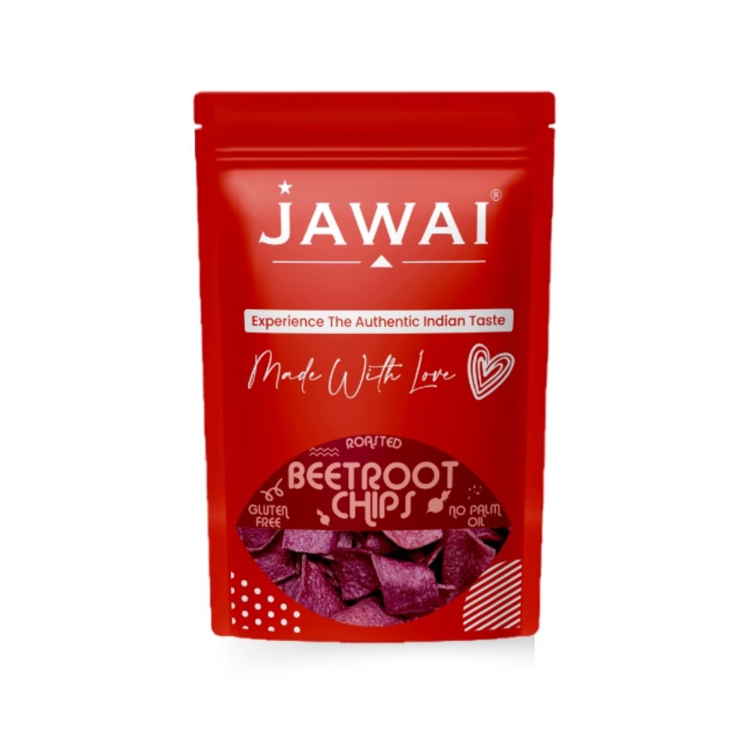 Beetroot Chips - Roasted Super Snack - No Palm Oil - Gluten-Free