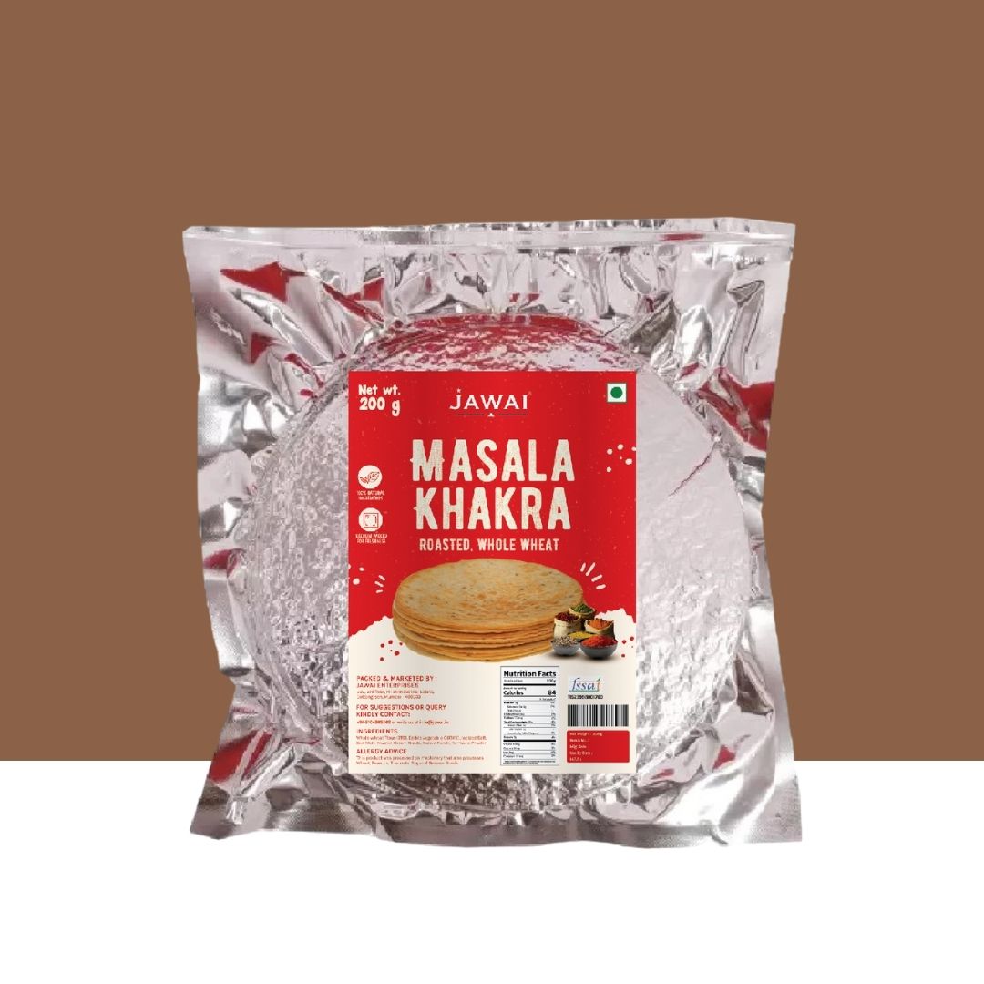 Masala Khakhra - Roasted | Whole Wheat | Vacuum Packed for freshness