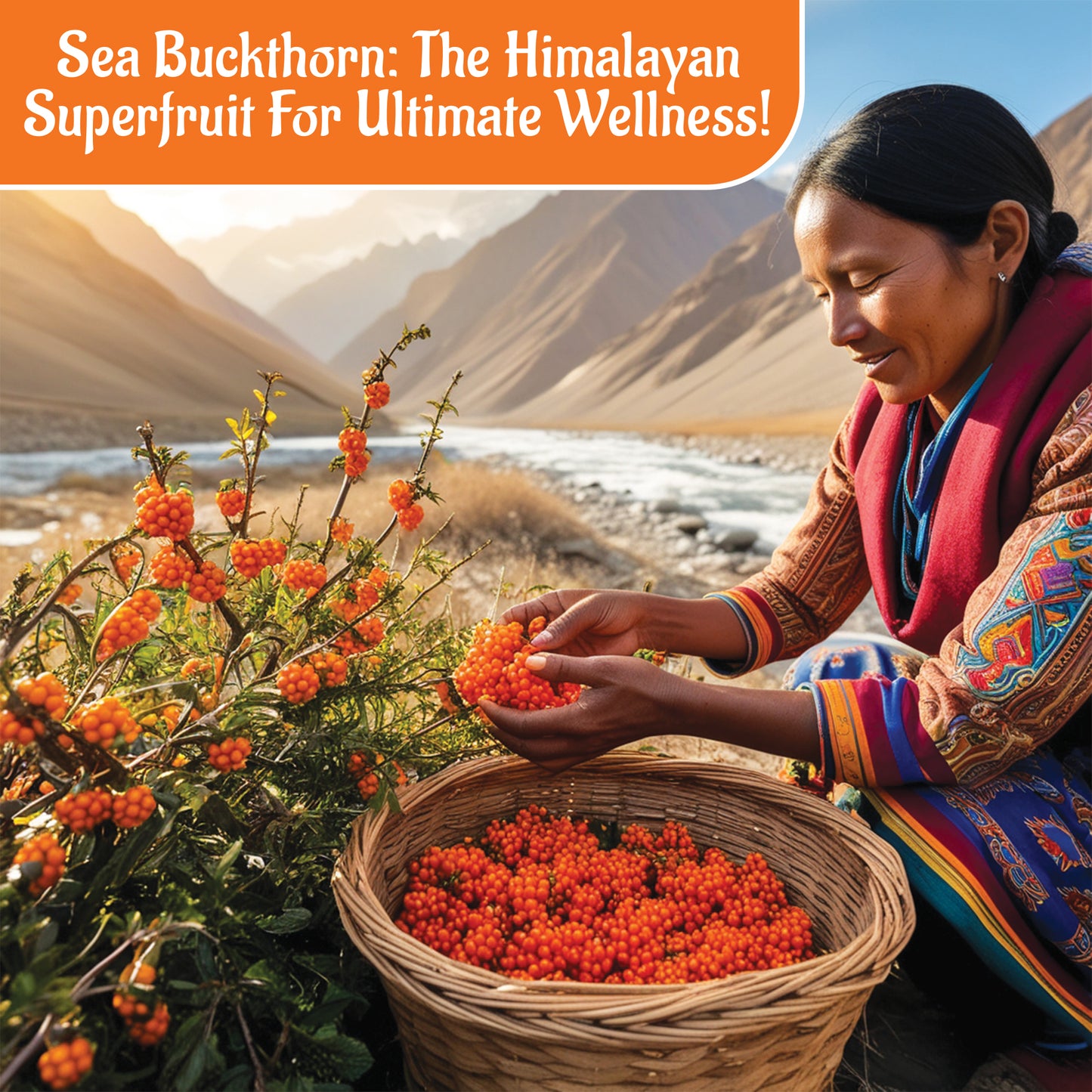 NUTRIROOTZ HIMALAYAN SEA BUCKTHORN PULP 500 ML| SeaBuckthorn Juice| Sea Buckthorn Berry Pulp| Cold Pressed| Rich In Omega 3,6,7,9 & Natural Vitamin C| Immunity Booster| Antioxidant | Herbal Supplement