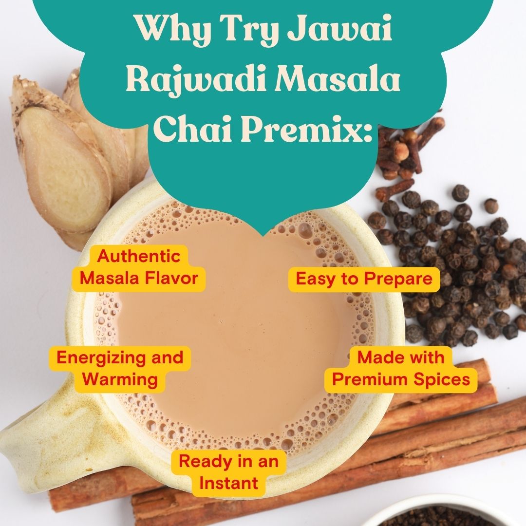 INSTANT Rajwadi Masala Chai Premix | Just Add Hot Water | Ready in 10 seconds