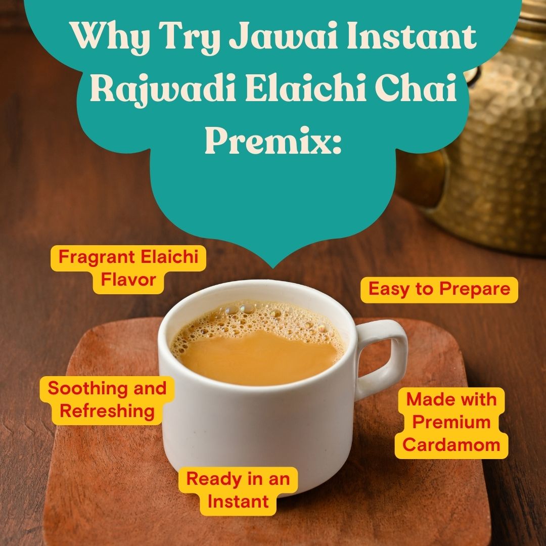 INSTANT Rajwadi Elaichi Chai Premix | Just Add Hot Water | Ready in 10 Seconds