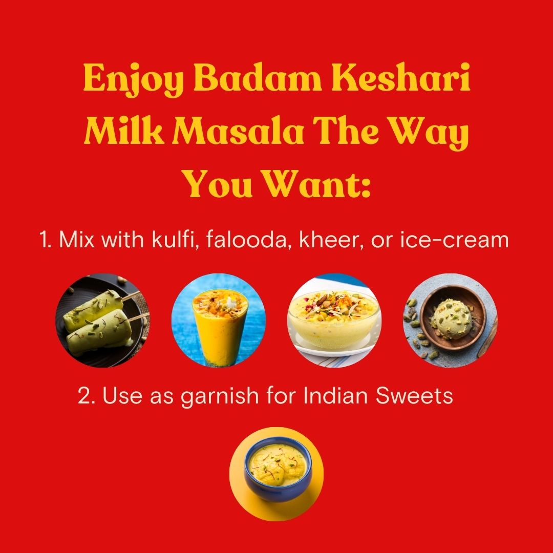 Badam Keshari Milk Masala