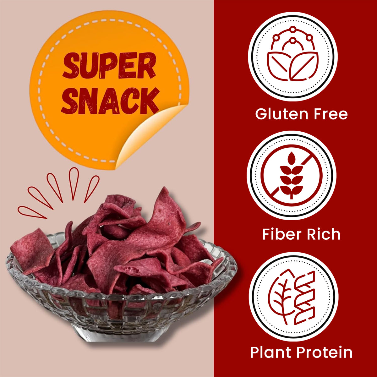 beetroot chips features
