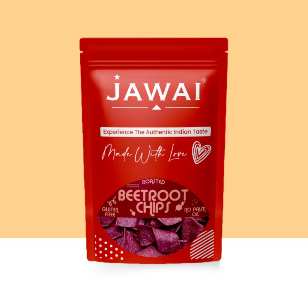 Beetroot Chips - Roasted Super Snack - No Palm Oil - Gluten-Free