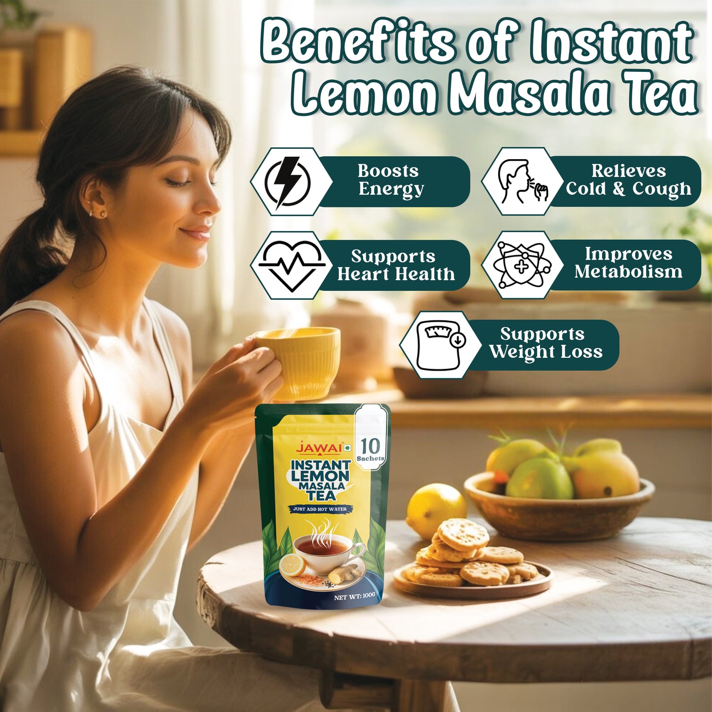 Lemon Masala Tea Benefits