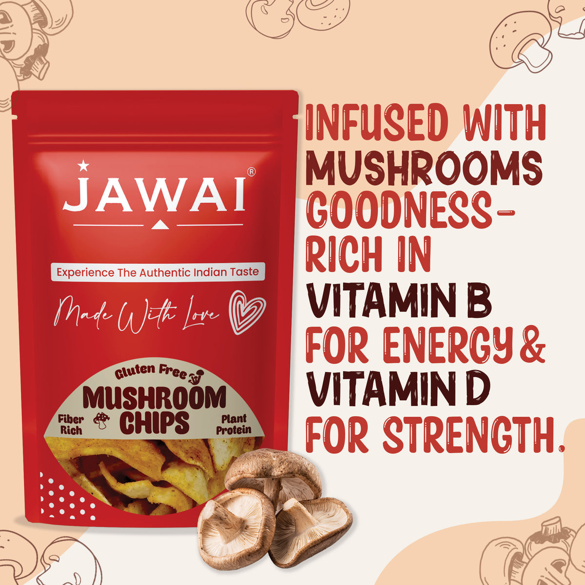 mushroom chips vitamins