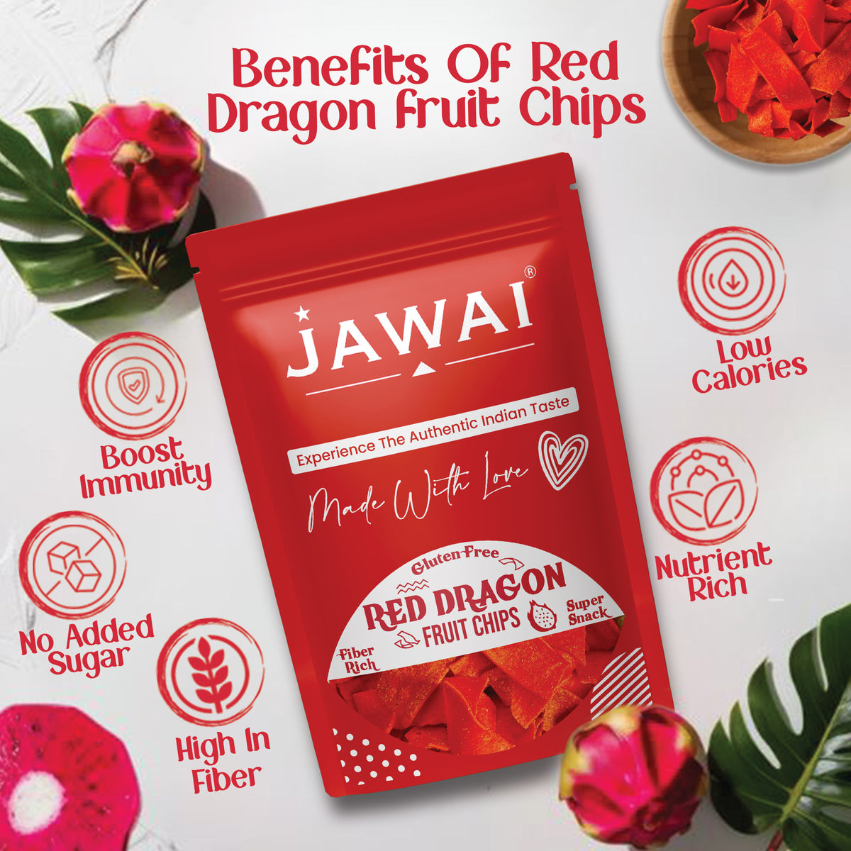 Red Dragon Chips Roasted Snacks benefits
