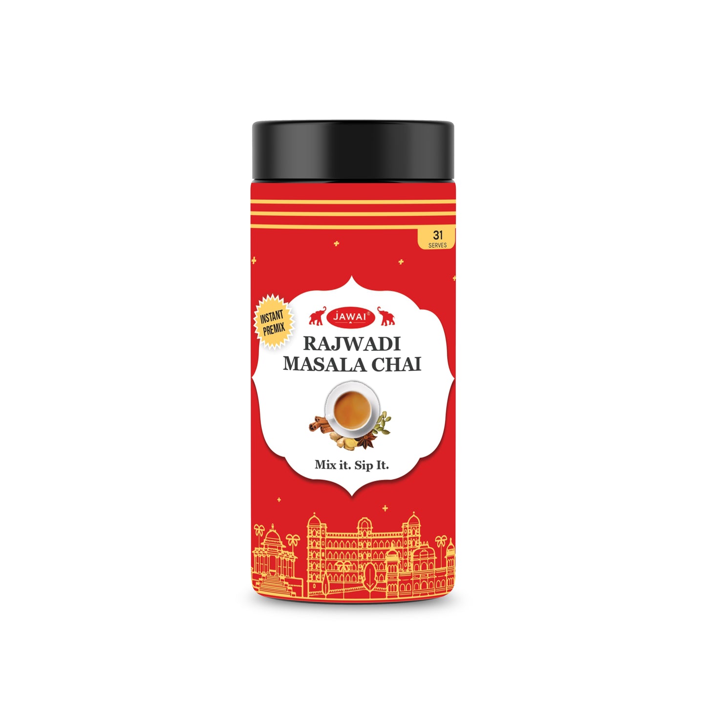 INSTANT Rajwadi Masala Chai Premix | Just Add Hot Water | Ready in 10 seconds